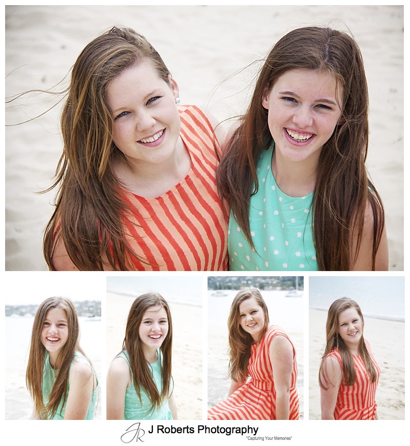portraits of teenage sisters - sydney family portrait photography